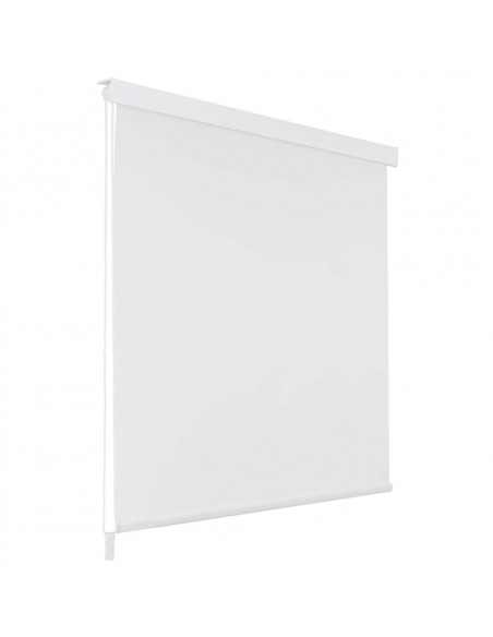 Tenda a Rullo per Doccia 120x240 cm Bianco