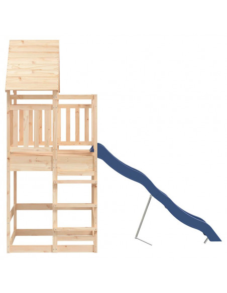 Set da Gioco da Esterno in Legno Massello di Pino