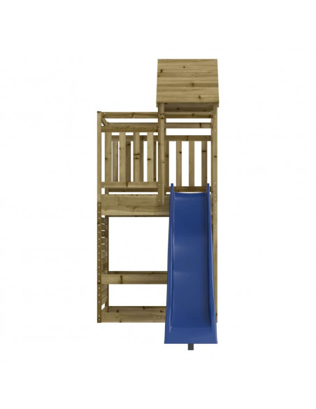 Set da Gioco da Esterno in Legno di Pino Impregnato