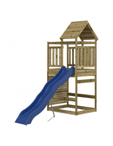Set da Gioco da Esterno in Legno di Pino Impregnato