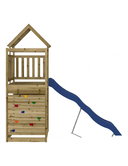 Set da Gioco da Esterno in Legno di Pino Impregnato