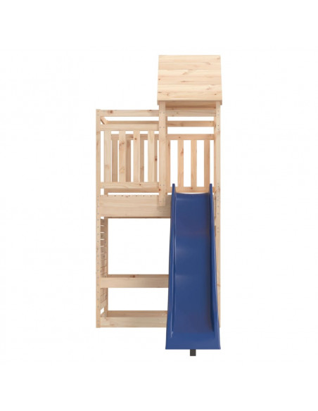 Set da Gioco da Esterno in Legno Massello di Pino
