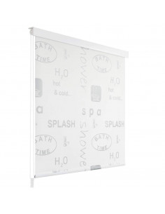 Tenda a Rullo per Doccia 120x240 cm Schizzi 2