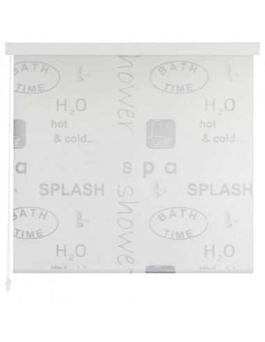 Tenda a Rullo per Doccia 120x240 cm Schizzi