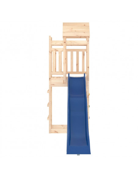 Set da Gioco da Esterno in Legno Massello di Pino