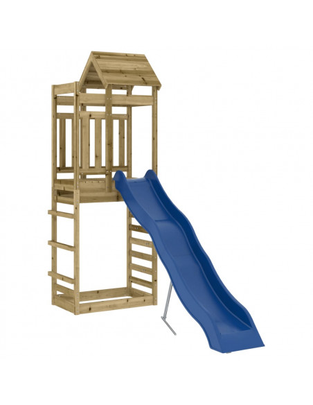 Set da Gioco da Esterno in Legno di Pino Impregnato