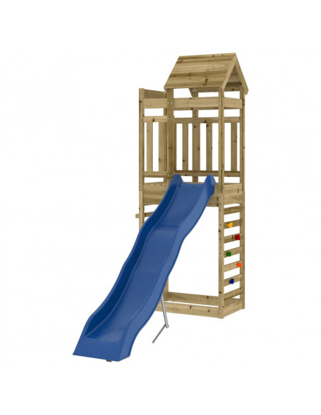 Set da Gioco da Esterno in Legno di Pino Impregnato