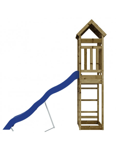 Set da Gioco da Esterno in Legno di Pino Impregnato