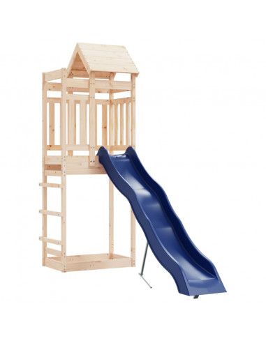 Set da Gioco da Esterno in Legno Massello di Pino