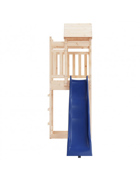 Set da Gioco da Esterno in Legno Massello di Pino