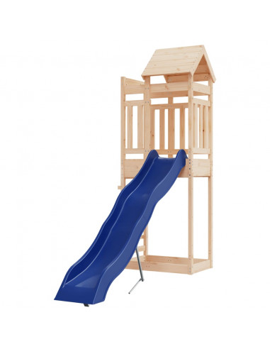 Set da Gioco da Esterno in Legno Massello di Pino