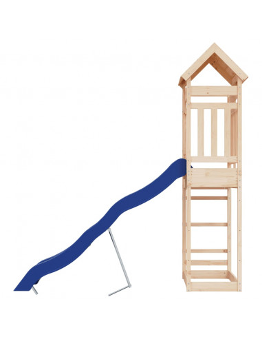 Set da Gioco da Esterno in Legno Massello di Pino