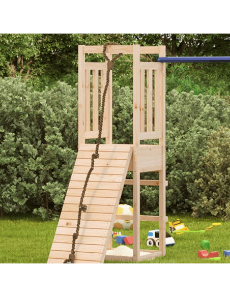 Torre da Gioco 53x46,5x169 cm in Legno Massello di Pino