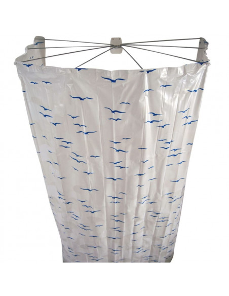 RIDDER Cabina Doccia Ombrella 200 cm Blu 58203