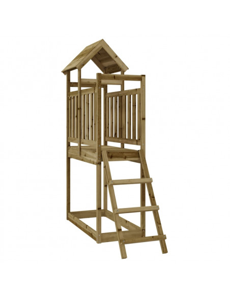 Set da Gioco da Esterno 53x110x214 cm Legno di Pino Impregnato