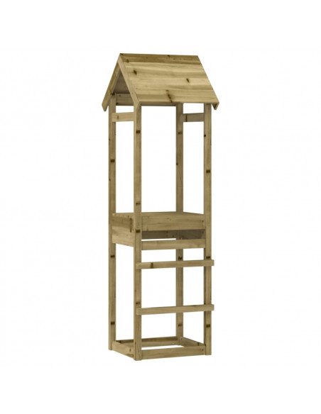 Torre da Gioco 53x46,5x194 cm in Legno di Pino Impregnato