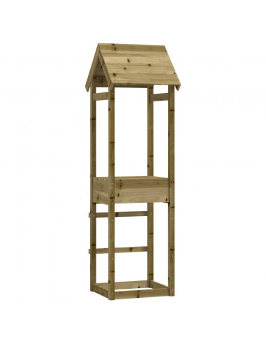 Torre da Gioco 53x46,5x194 cm in Legno di Pino Impregnato