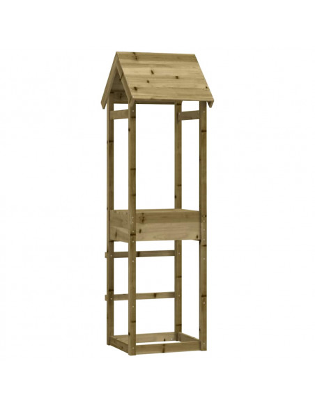 Torre da Gioco 53x46,5x194 cm in Legno di Pino Impregnato