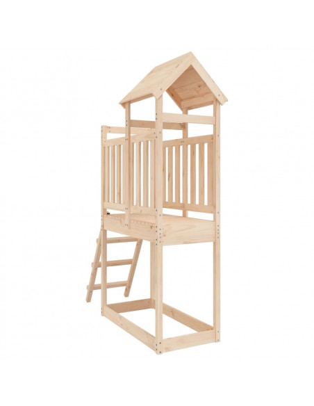 Set da Gioco da Esterno 53x110x214 cm in Legno Massello di Pino