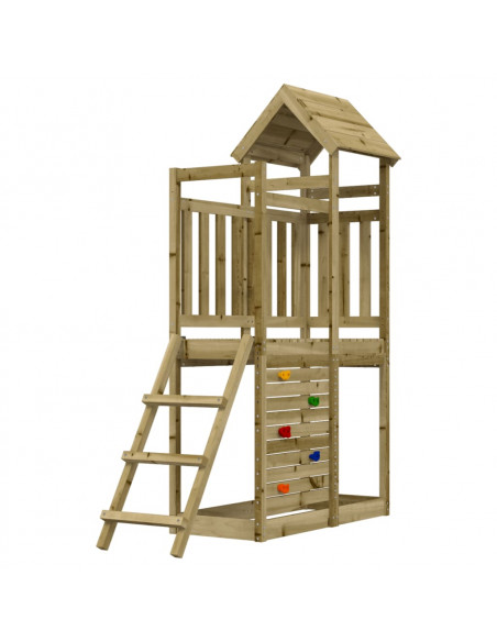 Set da Gioco 52,5x110,5x214 cm in Legno di Pino Impregnato