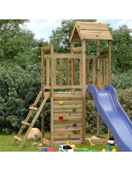 Set da Gioco 52,5x110,5x214 cm in Legno di Pino Impregnato