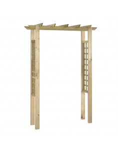 Pergola / Arco da Giardino 150x60x204 cm in Legno Impregnato 2