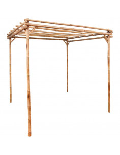 Pergolato in Bambù 170x170x220 cm 2