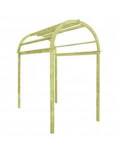 Arco a Traliccio 125x150x235cm in Legno di Pino Impregnato 2