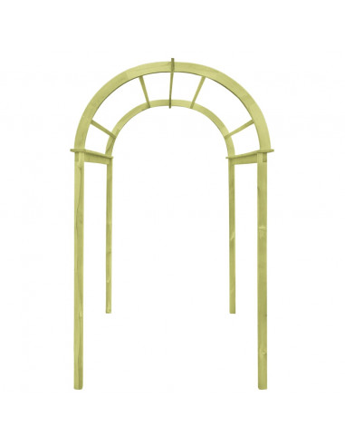 Arco a Traliccio 125x150x235cm in Legno di Pino Impregnato