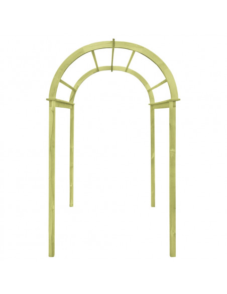 Arco a Traliccio 125x150x235cm in Legno di Pino Impregnato