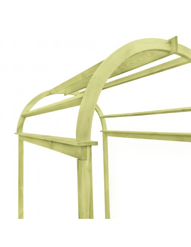 Arco a Traliccio 125x150x235cm in Legno di Pino Impregnato