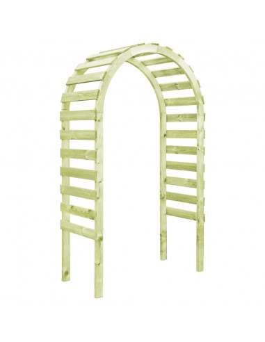 Pergolato da Giardino 130x60x230cm Legno di Pino Impregnato