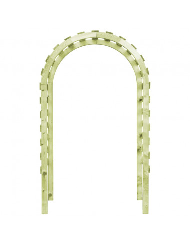 Pergolato da Giardino 130x60x230cm Legno di Pino Impregnato