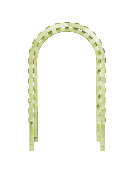 Pergolato da Giardino 130x60x230cm Legno di Pino Impregnato