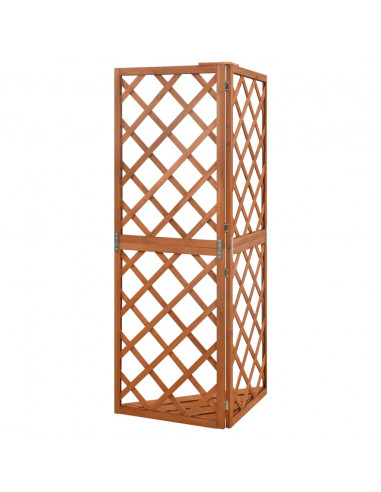 Graticcio Angolare 50x50x145 cm in Legno Massello di Abete