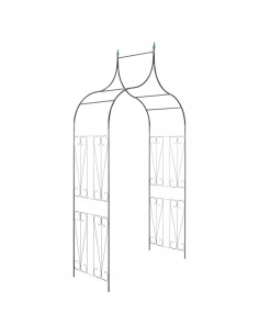 Arco da Giardino per Piante Rampicanti Verde Scuro 2