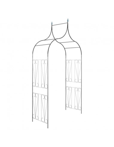 Arco da Giardino per Piante Rampicanti Verde Scuro
