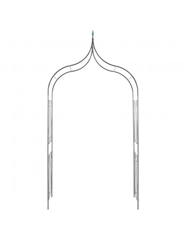 Arco da Giardino per Piante Rampicanti Verde Scuro