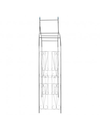Arco da Giardino per Piante Rampicanti Verde Scuro