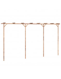 Pergola in Bambù 385x40x205 cm 2