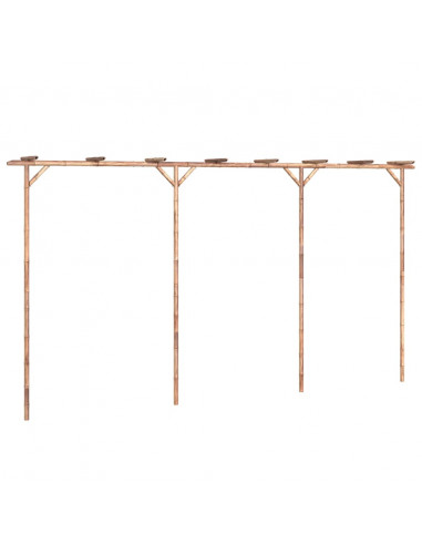 Pergola in Bambù 385x40x205 cm