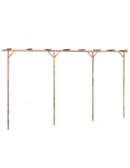 Pergola in Bambù 385x40x205 cm