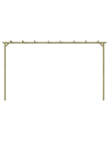 Pergola da Giardino Legno di Pino Impregnato 360x200x60 cm