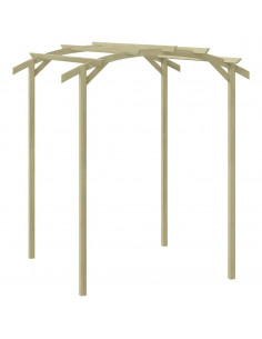 Pergola da Giardino Legno di Pino Impregnato 180x197x210 cm 2