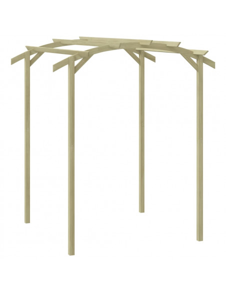 Pergola da Giardino Legno di Pino Impregnato 180x197x210 cm