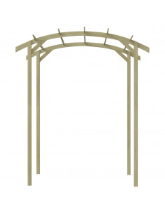 Pergola da Giardino Legno di Pino Impregnato 180x197x210 cm 2