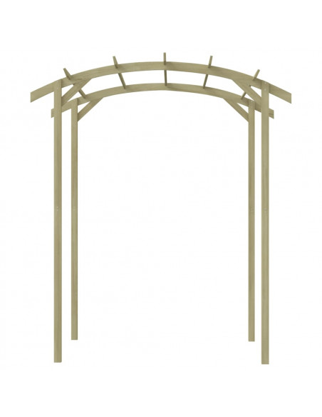 Pergola da Giardino Legno di Pino Impregnato 180x197x210 cm