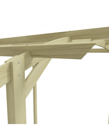Pergola da Giardino Legno di Pino Impregnato 180x197x210 cm