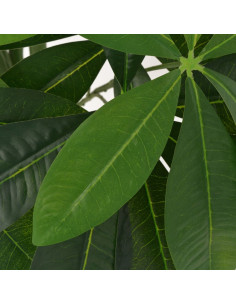 Pachira Acquatica Pianta Artificiale con Vaso 85 cm Verde 2