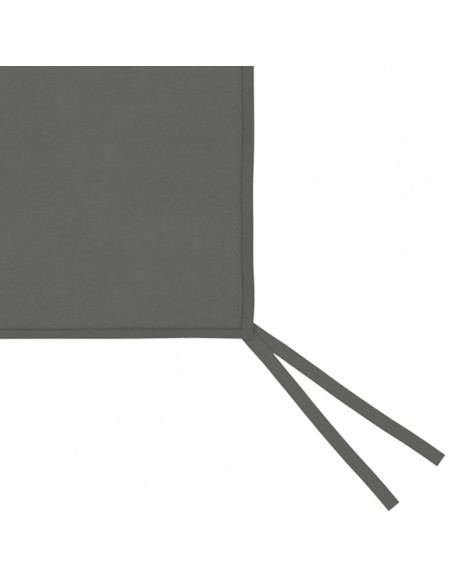 Pareti con Finestre per Gazebo 2 pz Antracite